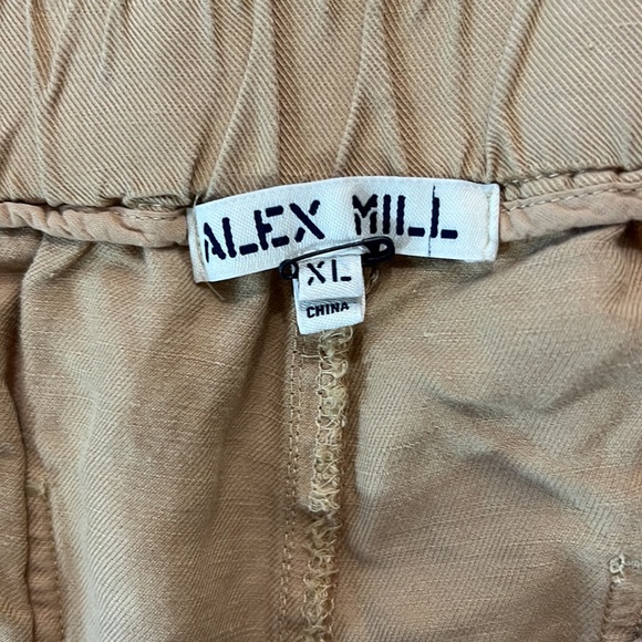 Alex Mill Linen Tencel Blend Cotton Twill Pants Khaki Tan, Sz XL - Picture 2 of 8